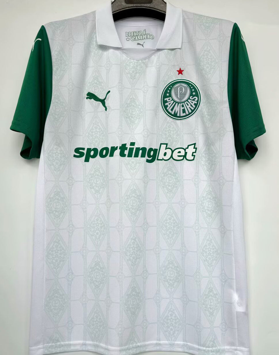 jersey 2025/26 palmeiras visitante manga corta versión fan