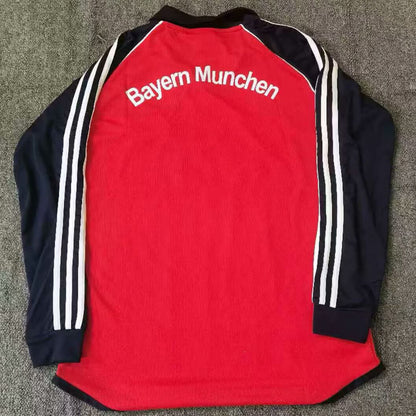 Jersey 2000/01 Bayern Munich Local Manga larga Versión Fan Retro