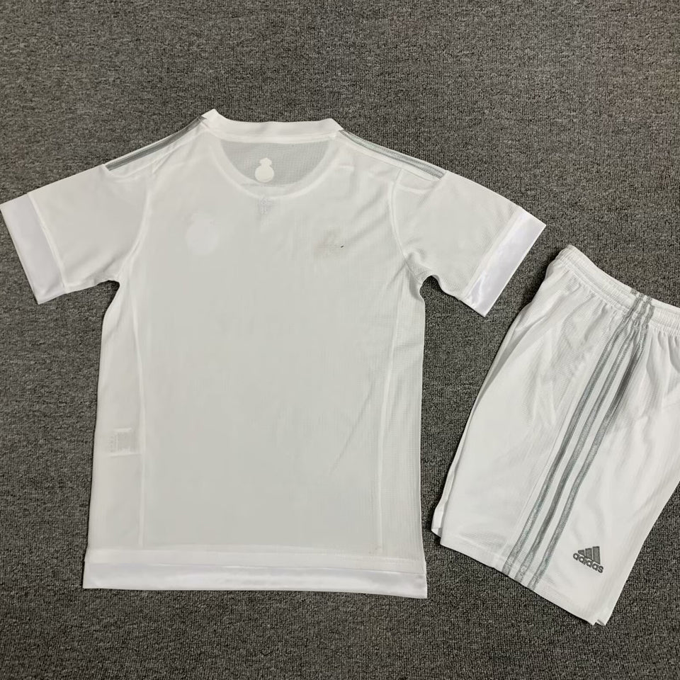 Jersey 2015/16 Real Madrid Local Manga corta Niño Retro