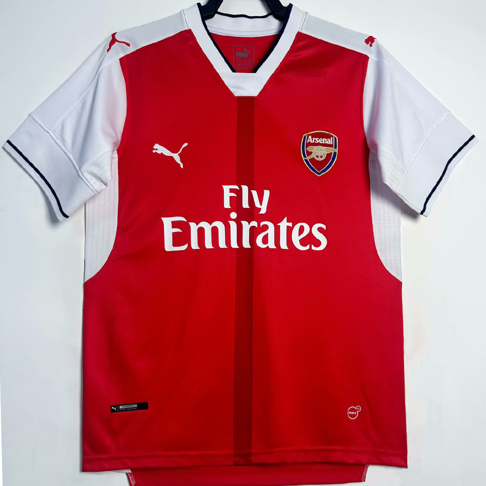 jersey 2016/17 arsenal local manga corta versión fan retro