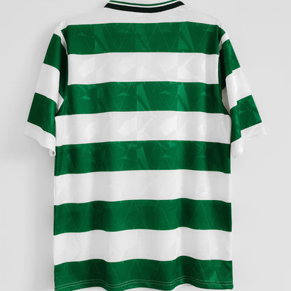 Jersey 1989/99 Celtic Local Manga corta Versión Fan Retro