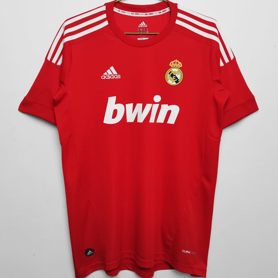 jersey 2011/12 real madrid visitante manga corta versión fan retro