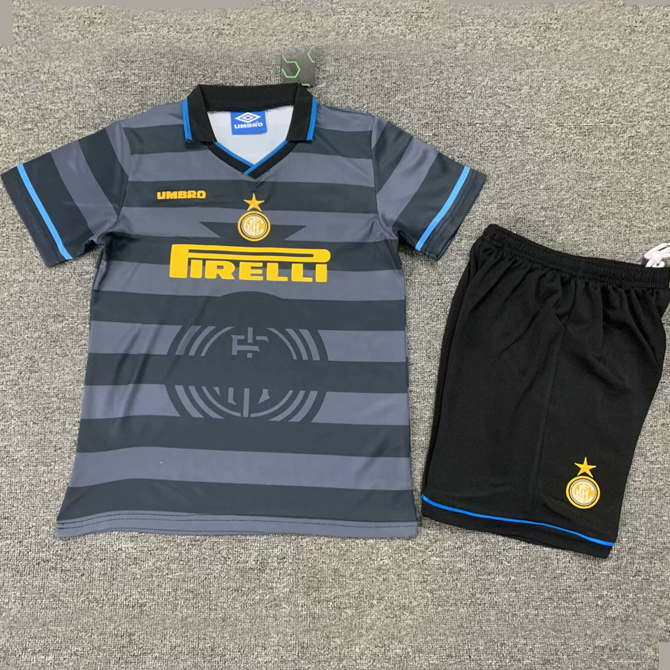 jersey 1997/98 inter milan tercero manga corta niño retro