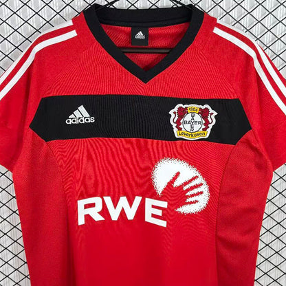 Jersey 2002/2004 Leverkusen Local Manga corta Versión Fan Retro