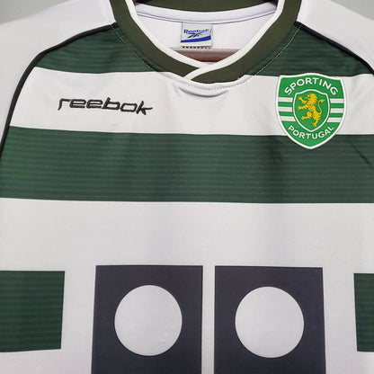 Jersey 2001/03 Lisbon Local Manga corta Versión Fan Retro
