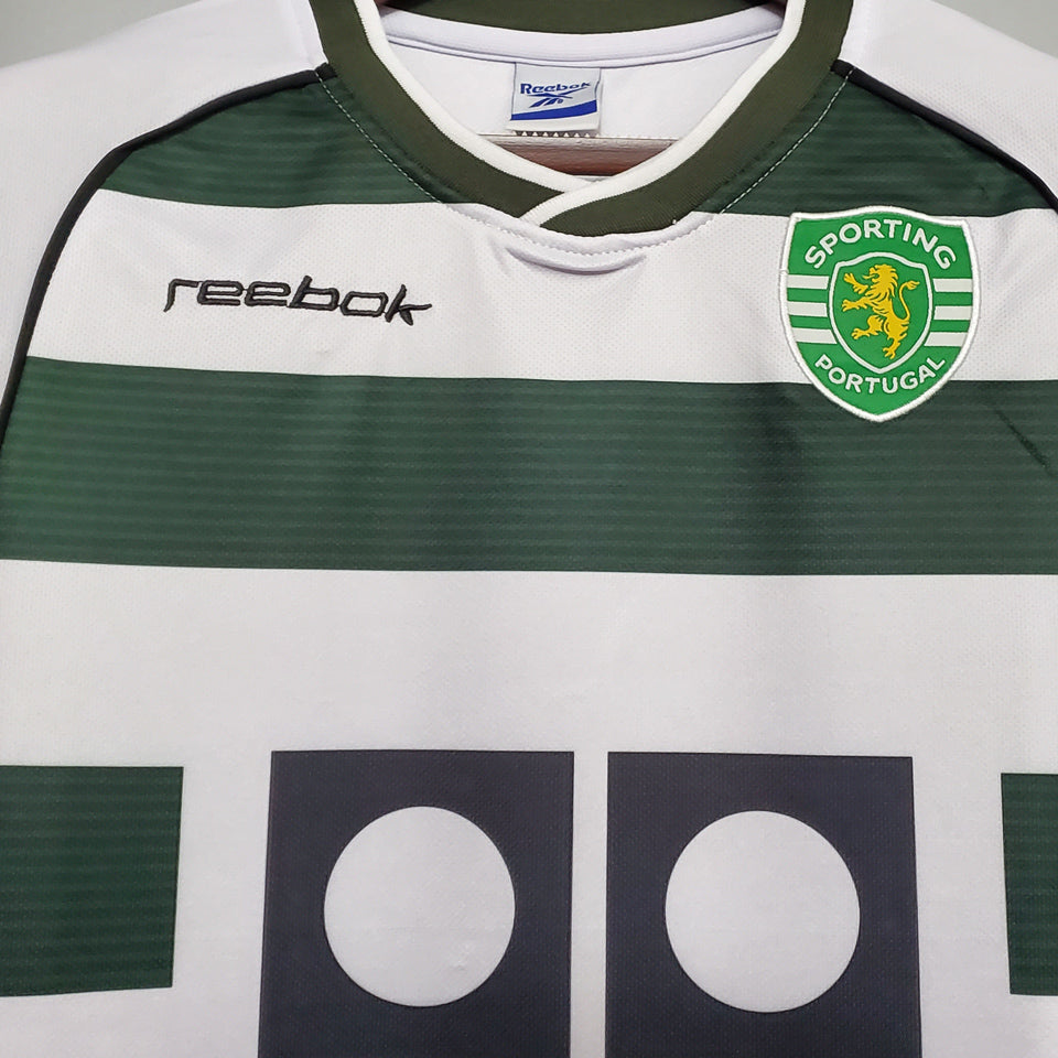 Jersey 2001/03 Lisbon Local Manga corta Versión Fan Retro