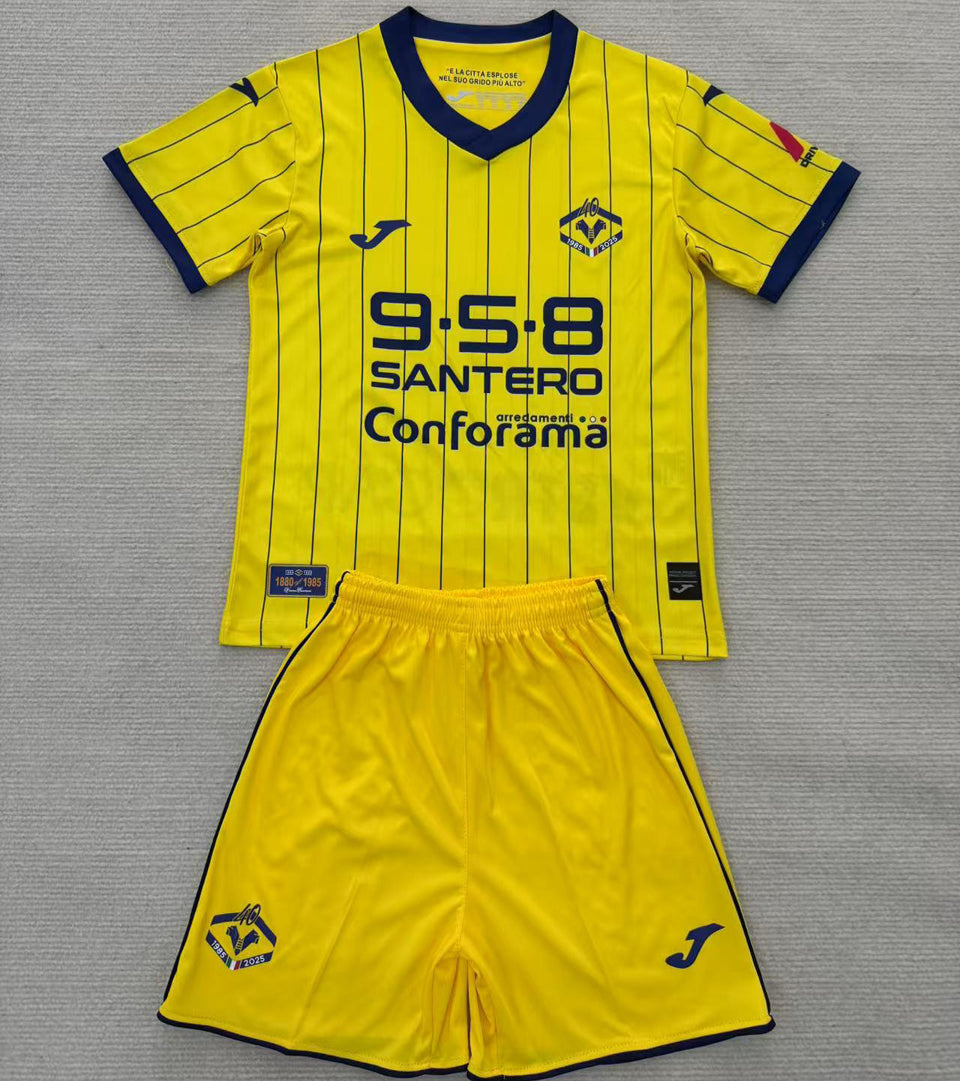Jersey 2025 Hellas Verona Especial Manga corta Niño