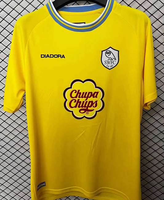 Jersey 2001/2003 Sheffield Wednesday Visitante Manga corta Versión Fan Retro