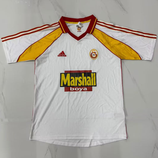 Jersey 1999/2000 Galatasaray Visitante Manga corta Versión Fan Retro