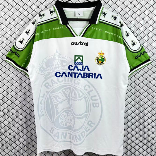 Jersey 1997/1998 Racing Santander Especial Manga corta Versión Fan Retro