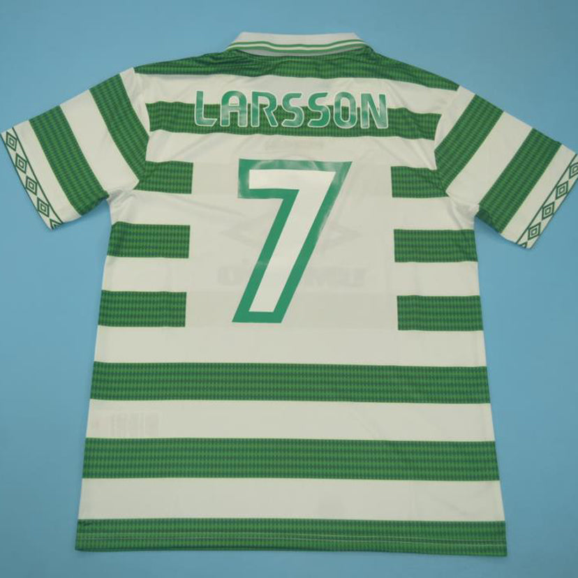 jersey 1997/99 celtic local manga corta versión fan retro