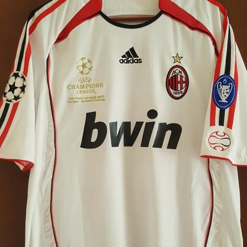 Jersey 2006/07 AC Milan Visitante Manga corta Versión Fan Retro