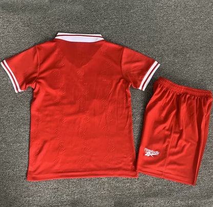 Jersey 1996/97 Liverpool Local Manga corta Niño Retro