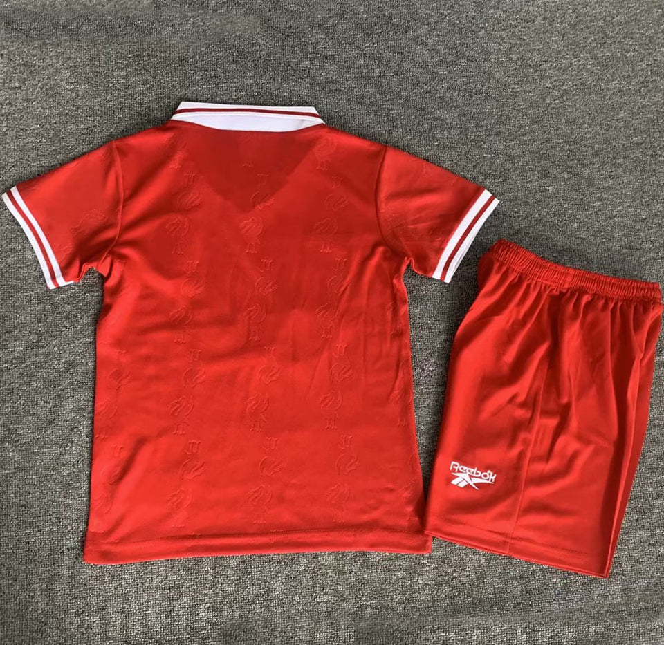 Jersey 1996/97 Liverpool Local Manga corta Niño Retro
