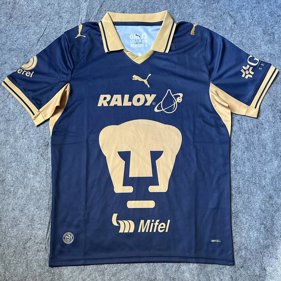 jersey 2026/27 pumas unam visitante manga corta versión fan