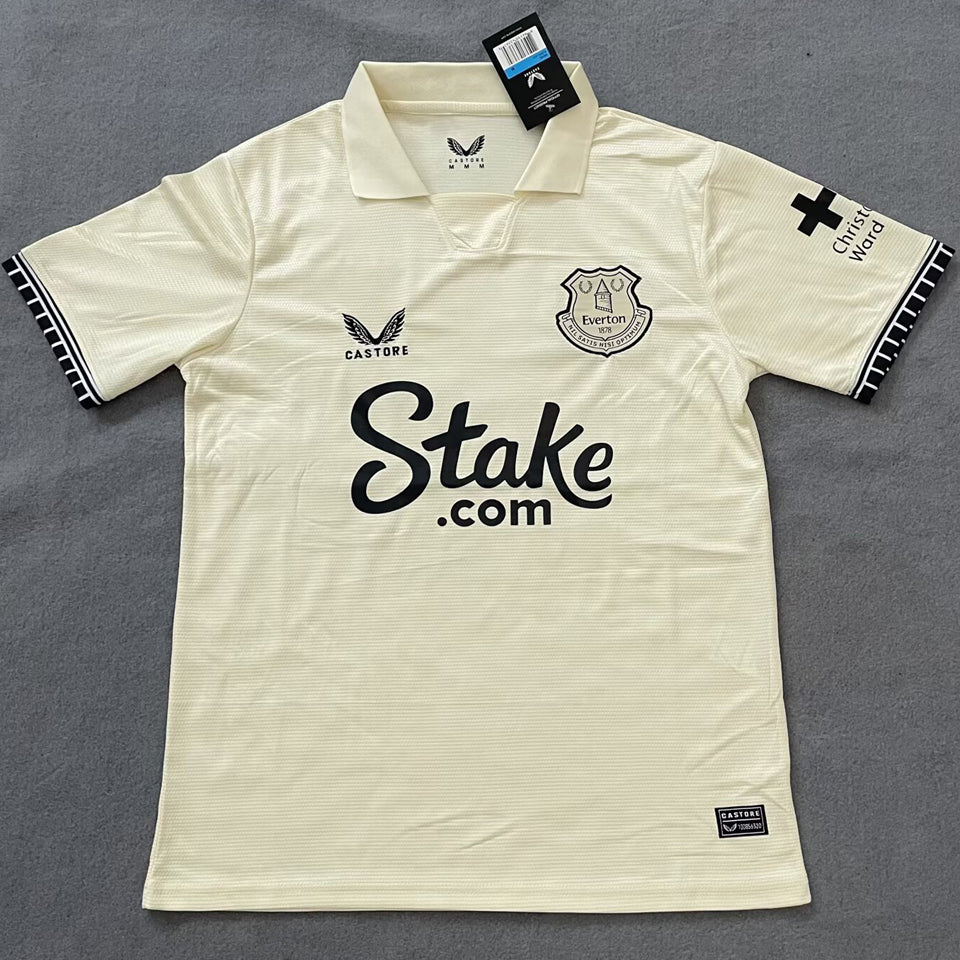 Jersey 2025/26 Everton Visitante Manga corta Versión Fan