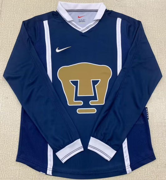 Jersey 1999/2000 Pumas UNAM Visitante Manga larga Versión Fan Retro