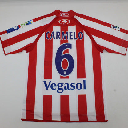 Jersey 2008/2009 Gijon Local Manga corta Versión Fan Retro