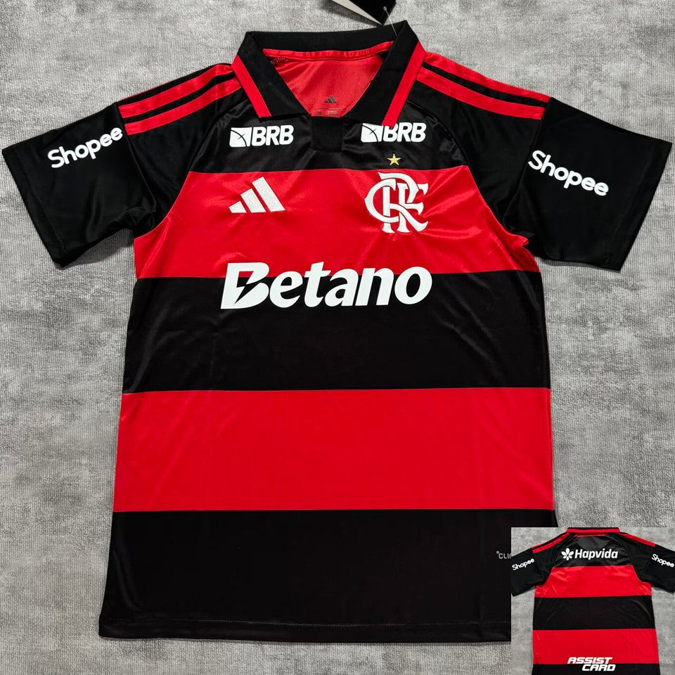 jersey 2026/27 flamengo local manga corta versión fan