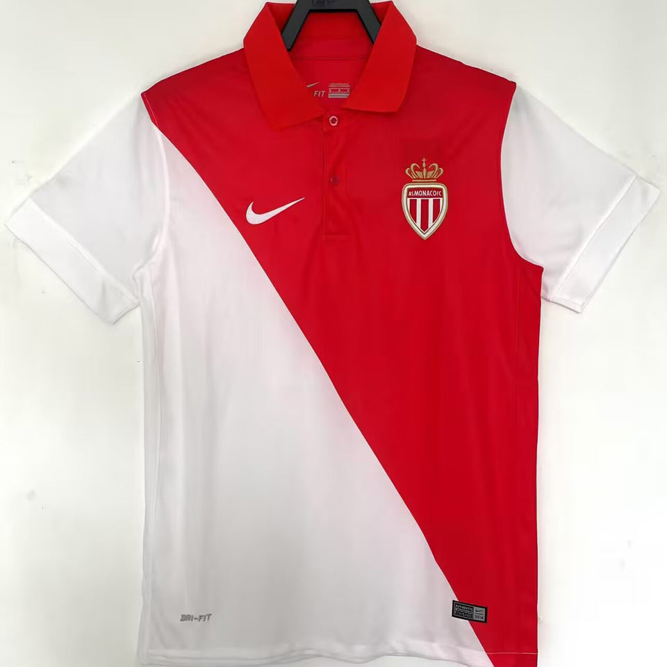 jersey 2014/2015 monaco local manga corta versión fan retro