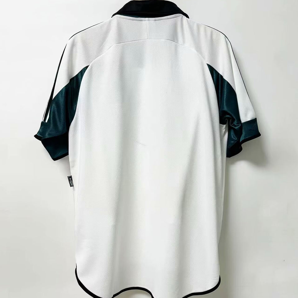 jersey 1999/2000 newcastle visitante manga corta versión fan retro