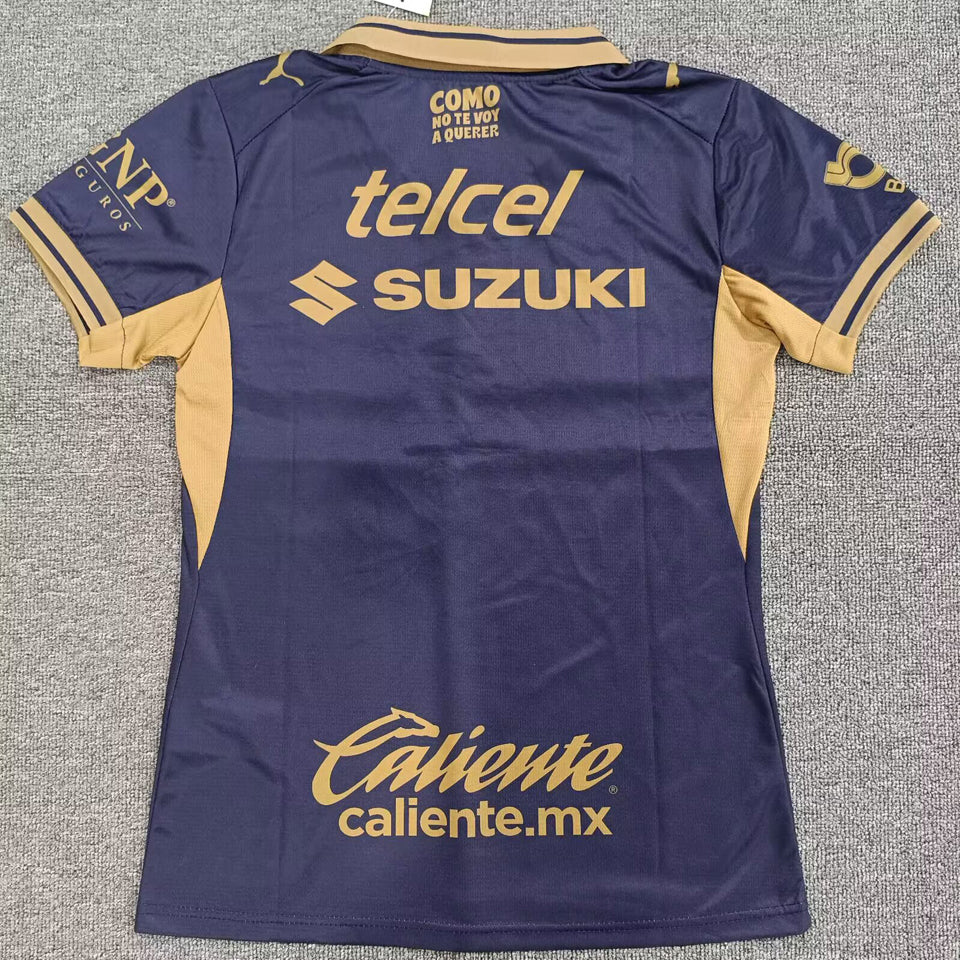 jersey 2026/27 pumas unam visitante manga corta mujer