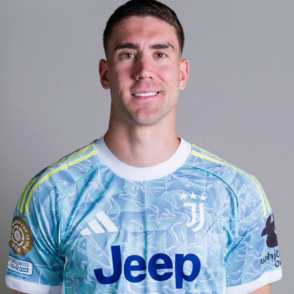 jersey 2025/26 juventus visitante manga corta versión fan