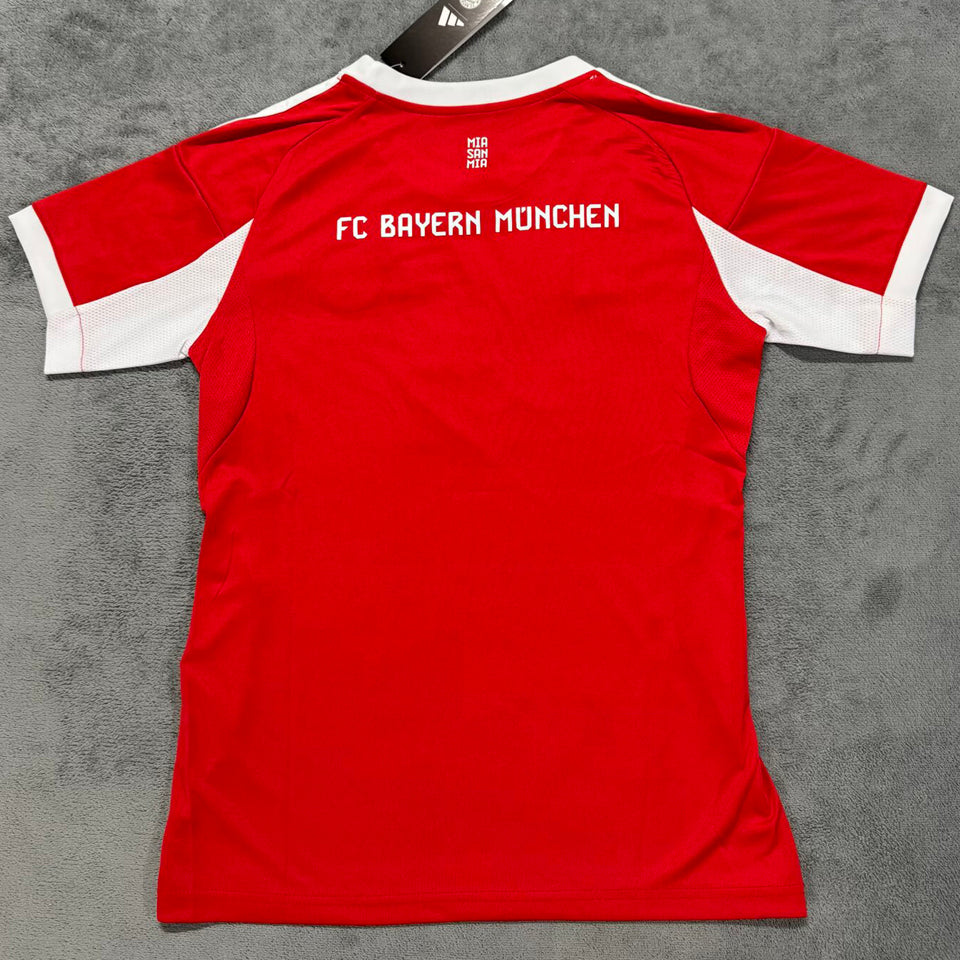 jersey 2025/26 bayern munich local manga corta mujer