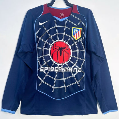 Jersey 2004/05 Atletico de Madrid Visitante Manga larga Versión Fan Retro
