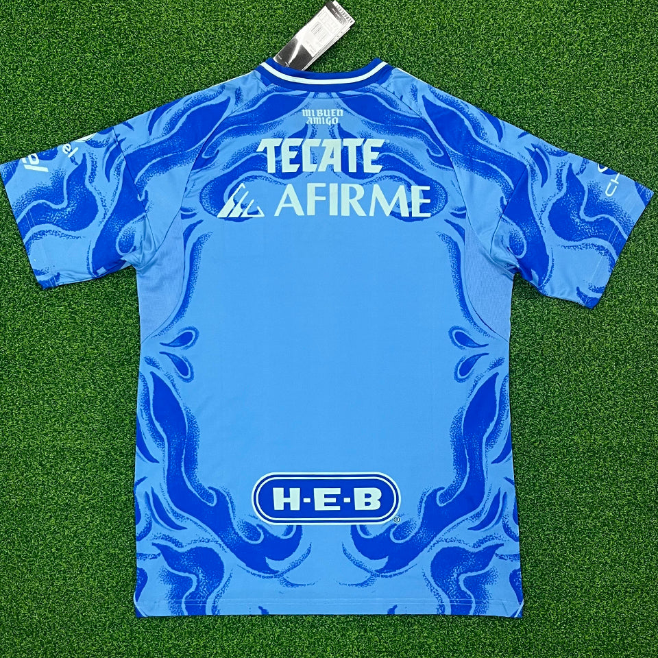 jersey 2025/26 tigres visitante manga corta versión fan