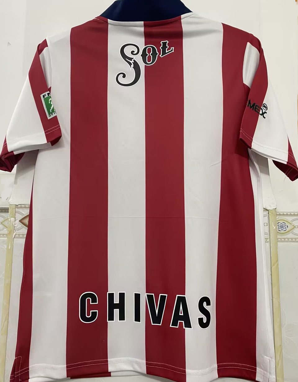 jersey 1996/97 chivas local manga corta versión fan retro