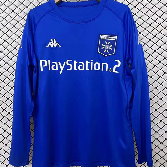 Jersey 2003/04 AJ Auxerre Visitante Manga larga Versión Fan Retro