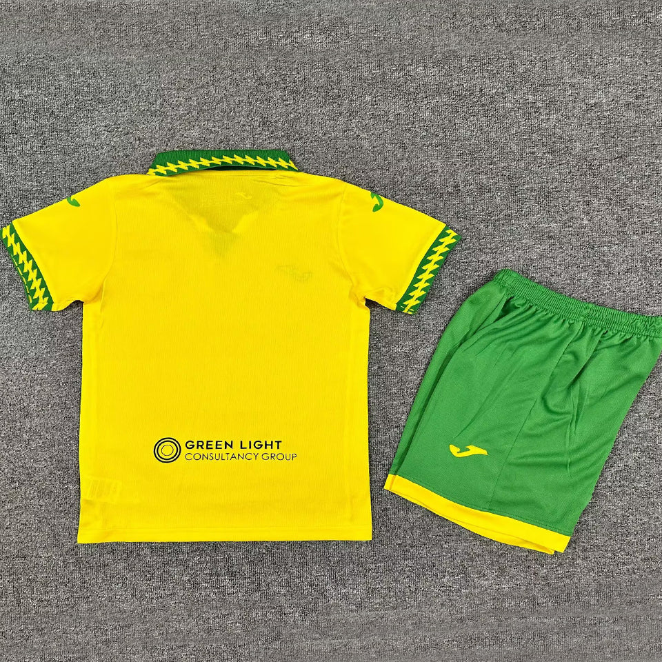 Jersey 2025/26 Norwich Local Manga corta Niño