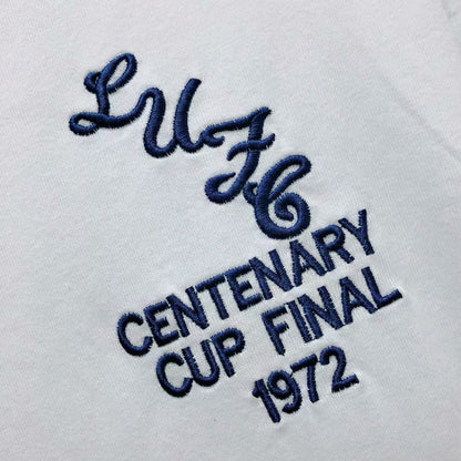 Jersey 1972 Leeds United Local Manga corta Versión Fan Retro