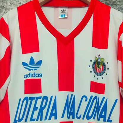 Jersey 1991/1992 Chivas Local Manga corta Versión Fan Retro