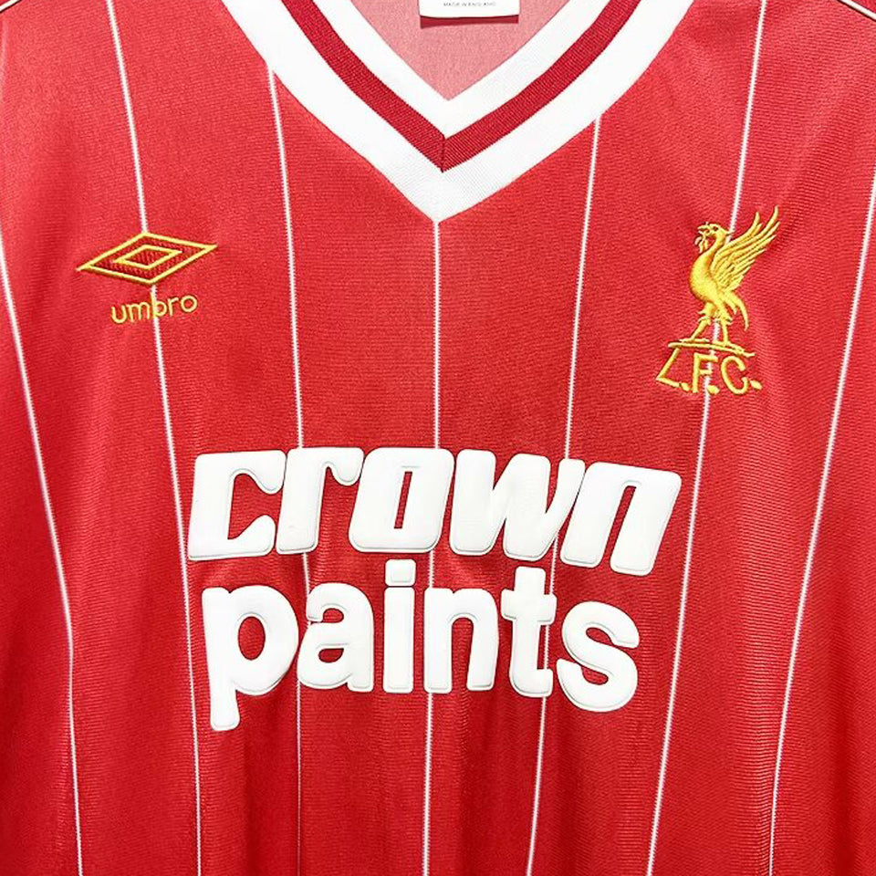 jersey 1981/82 liverpool local manga corta versión fan retro