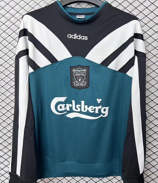 Jersey 1996/1997 Liverpool Especial Manga larga Versión Fan Retro