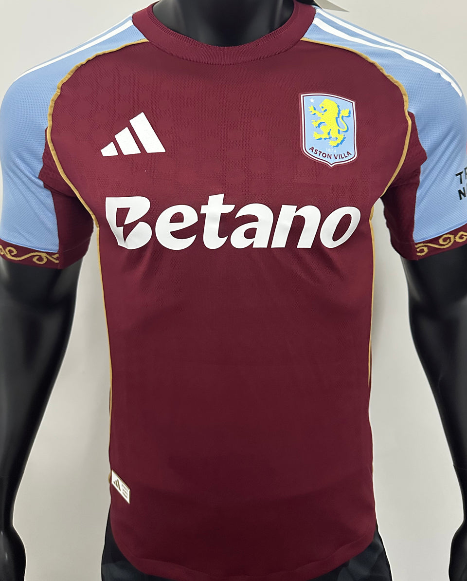 Jersey 2025/26 Aston Villa Local Manga corta Versión Jugador