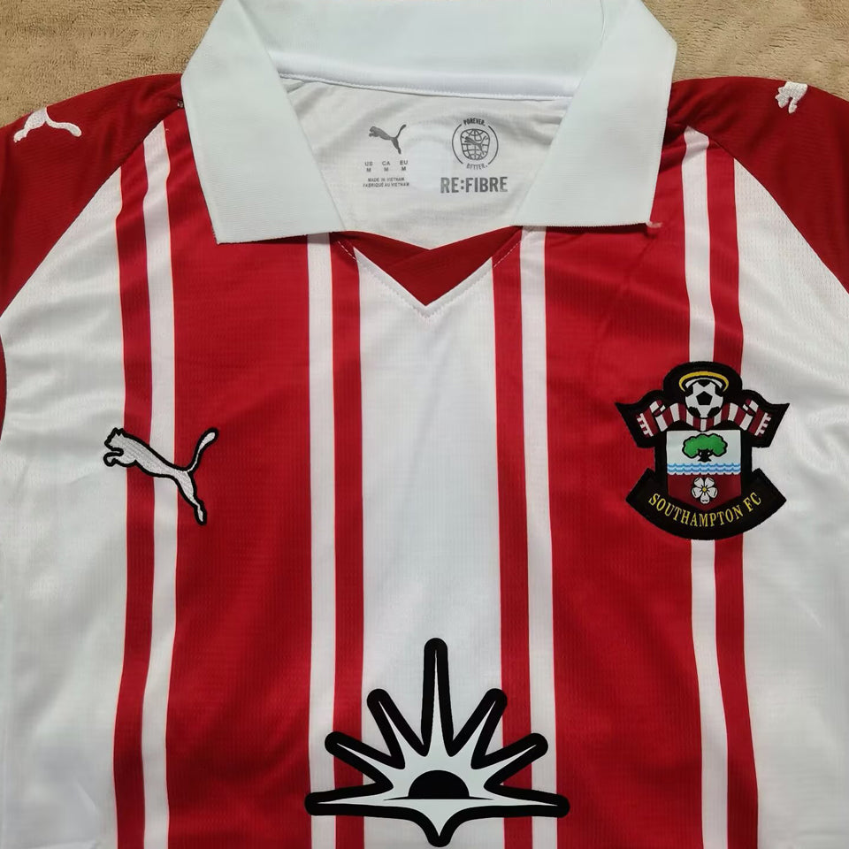 Jersey 2025/26 Southampton Local Manga corta Versión Fan