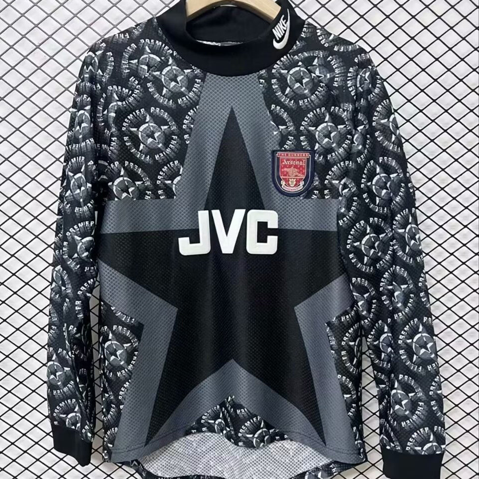 jersey 1994/95 arsenal portero manga larga versión fan retro