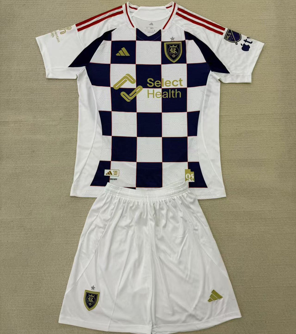 jersey 2025/26 real salk lake visitante manga corta niño