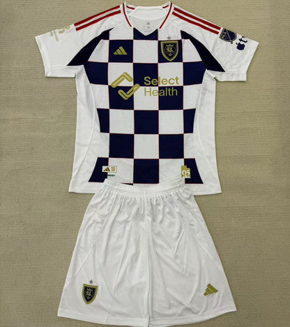 Jersey 2025/26 Real Salk Lake Visitante Manga corta Niño