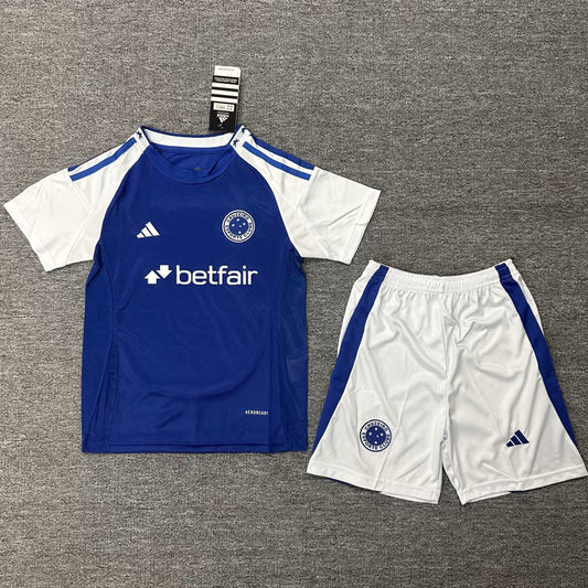 Jersey 2025/26 Cruzeiro Local Manga corta Niño