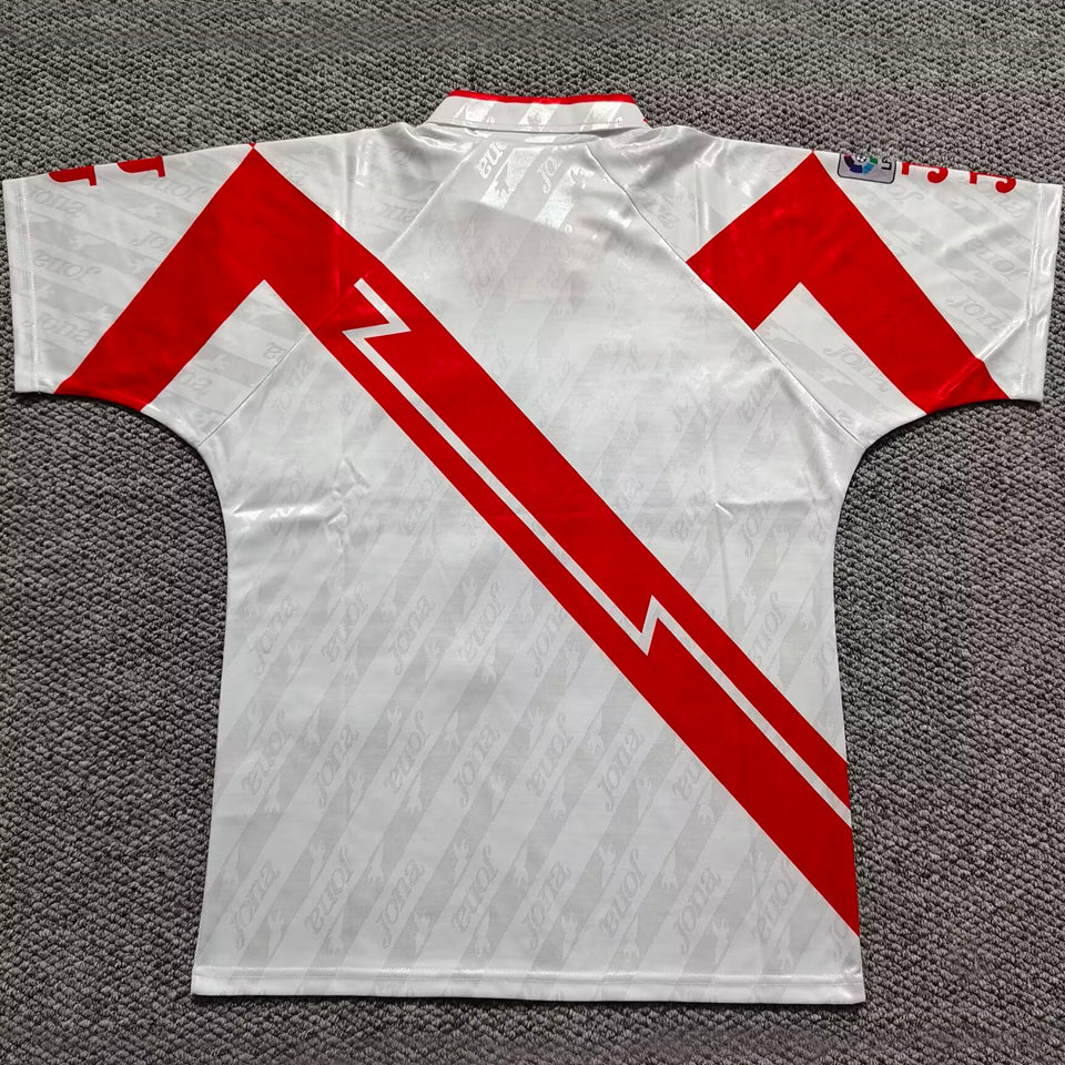jersey 1994/95 rayo vallecano local manga corta versión fan retro