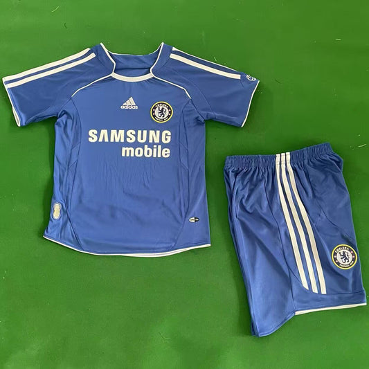 Jersey 2006/2007 Chelsea Local Manga corta Niño Retro
