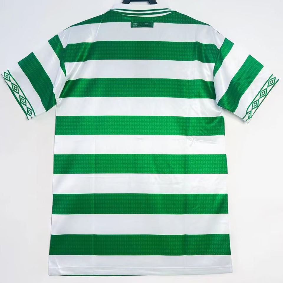 jersey 1998 celtic local manga corta versión fan retro