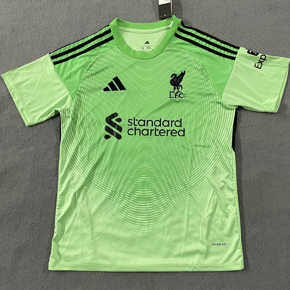 jersey 2025/26 liverpool portero manga corta versión fan