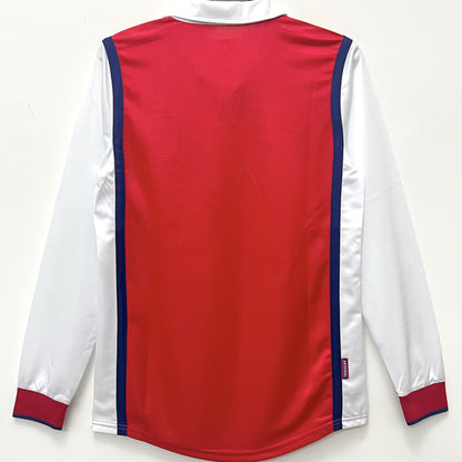Jersey 1998/99 Arsenal Local Manga larga Versión Fan Retro