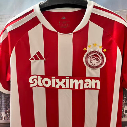 Jersey 2026/27 Olympiacos Local Manga corta Versión Fan