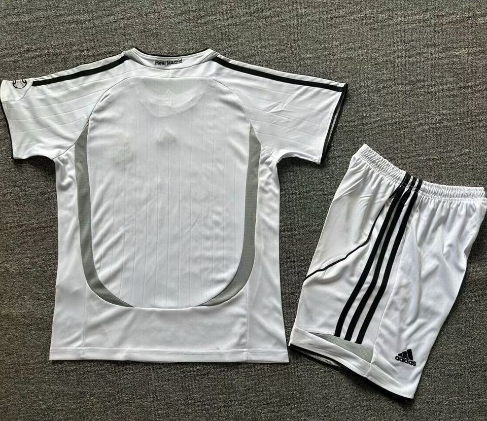 jersey 2006/07 real madrid local manga corta niño retro